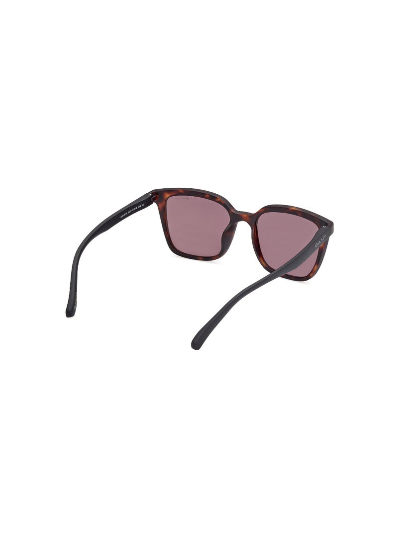 GANT FULL RIM UNISEX SQUARE BROWN INJECTED SUNGLASSES - Image 5